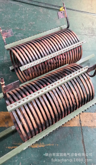 铜感应线圈炉圈中高频炉加透热工业电炉配件感应炉头紫铜管可现做