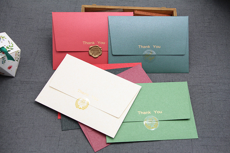 西式高档加厚特种纸珠光纸信封 情书贺卡信封封套 感谢卡请柬信封