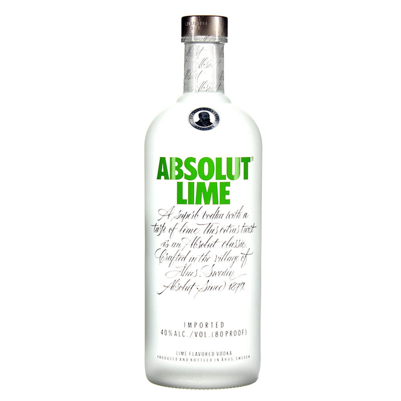 瑞典绝-对伏特洋酒 青柠味行货700毫升