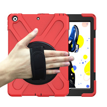 新品iPad10.2 2019保护套海盗王手带硅胶全包防摔保护壳厂家直销