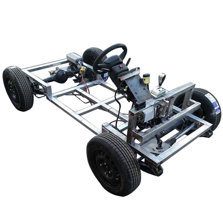 定制新能源电动四轮车轿跑车异形车架底盘代步车成人自制轿车底盘