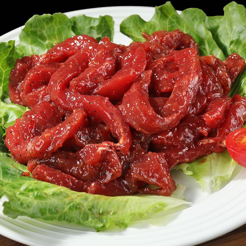 如意三宝黑椒牛柳调理腌制牛肉条300g*25包/箱酒店餐厅半成品食材