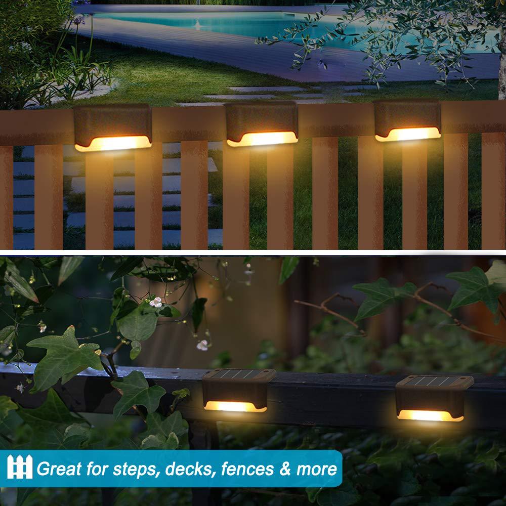 Cross-Border 1led Solar Railing Lamp Stair Light Step Light Fence Lamp Rail Guarding Lamp Wall Lamp Outdoor Yard Lamp