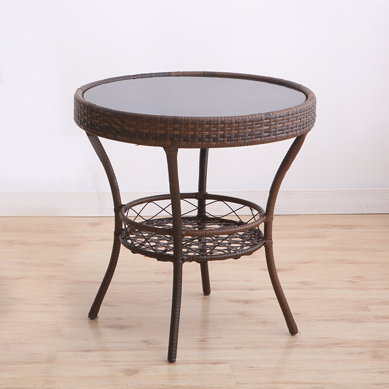 休闲藤艺圆桌