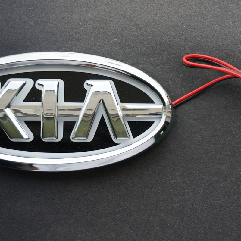 适用于起亚k5赛拉图索兰托首尔福瑞迪5d车标灯尾标灯改装led灯