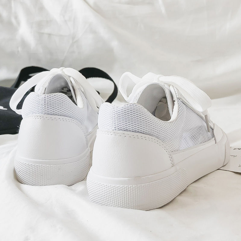 小白鞋女学生2019新款女鞋百搭平底纯白鞋子百搭休闲运动板鞋单鞋
