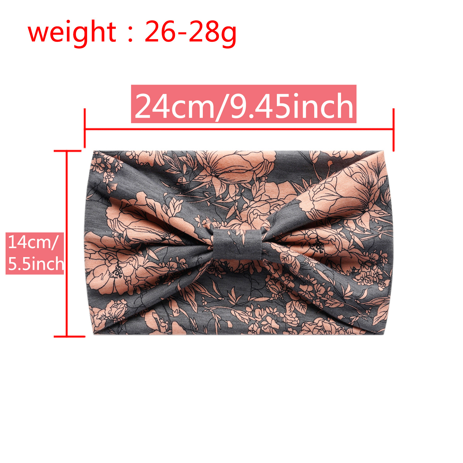 Bohemian European and American Cashew Yoga Exercise Hair Band Antiperspirant Sweat Absorbent Stretch Cotton Headband Ladies Headdress Hair Accessories