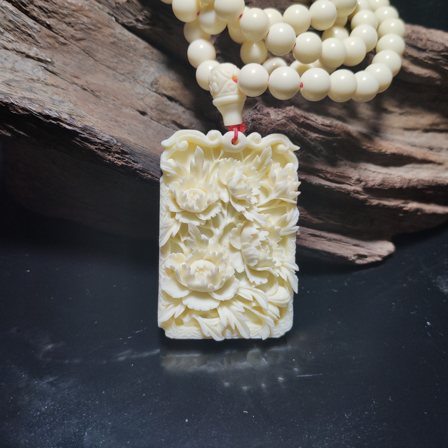 粉压象牙果吊牌十二生肖461方牌十二生肖牌吊坠 diy饰品配件批发