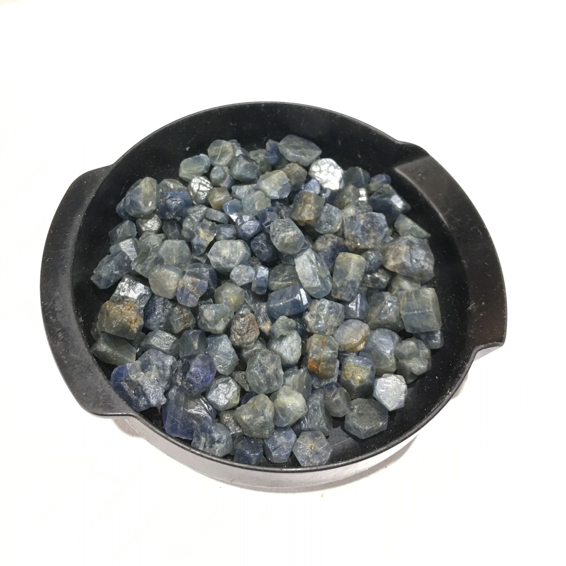 天然蓝刚石水晶碎石 消磁石 供佛 风水摆件 鱼缸花盆装饰品