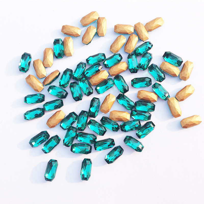 长方花式钻美甲钻微钻日韩美甲钻diy美甲钻石饰品水钻装饰闪亮钻