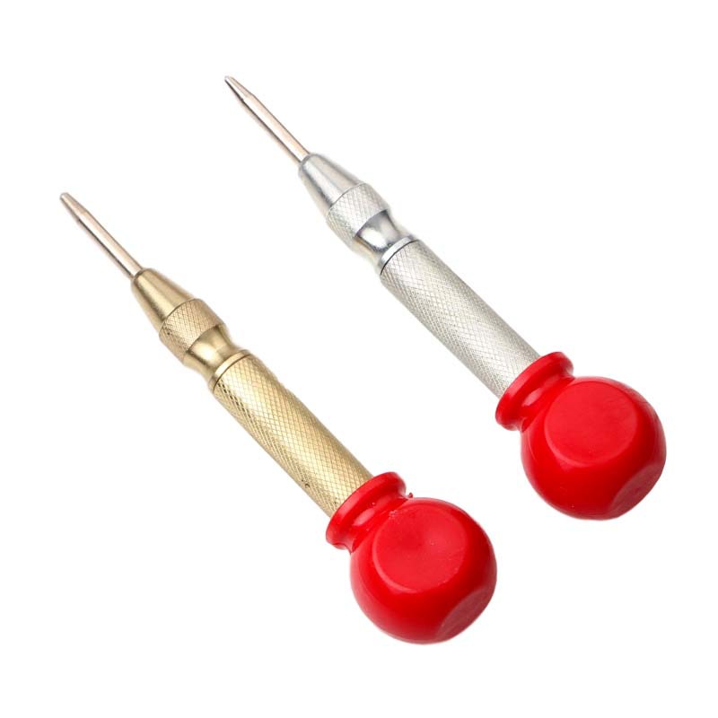 冲 自动弹簧式定位器玻璃撞针破窗器冲子跨境 定打眼工具