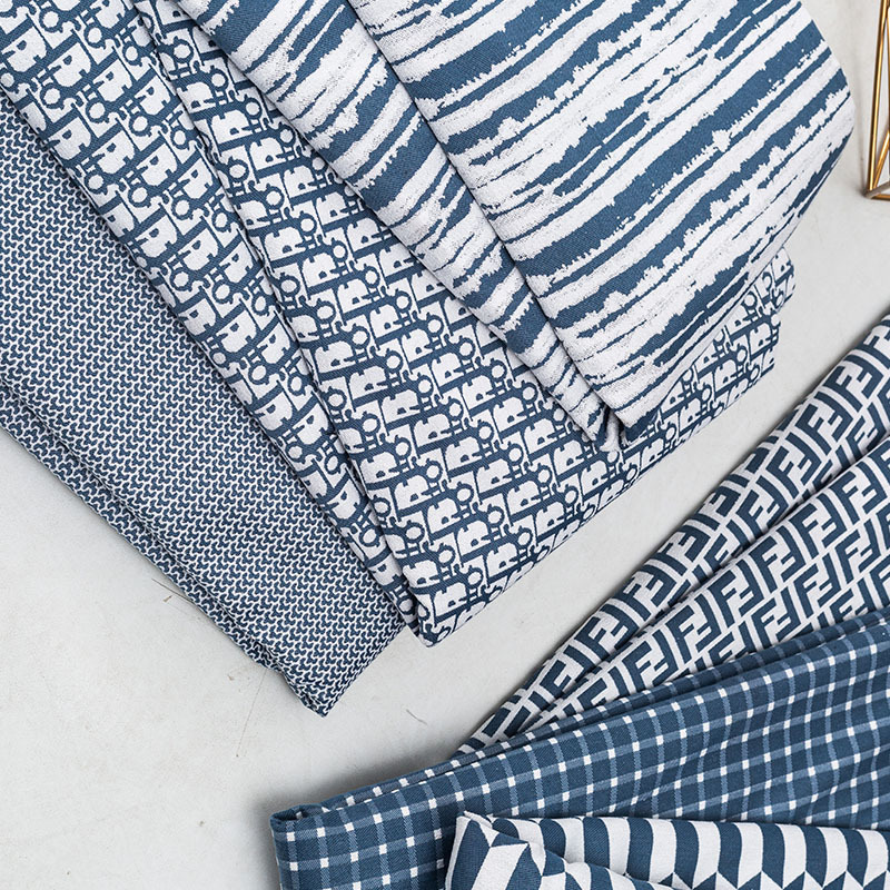 现代轻奢沙发抱枕家具布料 新中式服装面料 简约素色靠垫面料