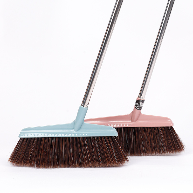 Wholesale Household Cleaning Broom Direct Supply Imitation Mane Dust Removal Office Floor Broom 0678