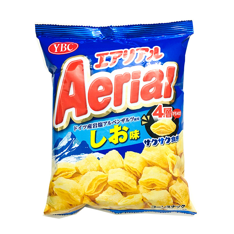 日本代购 ybc aerial四层空心脆香浓芝士薯片日本烧烤玉米儿童食