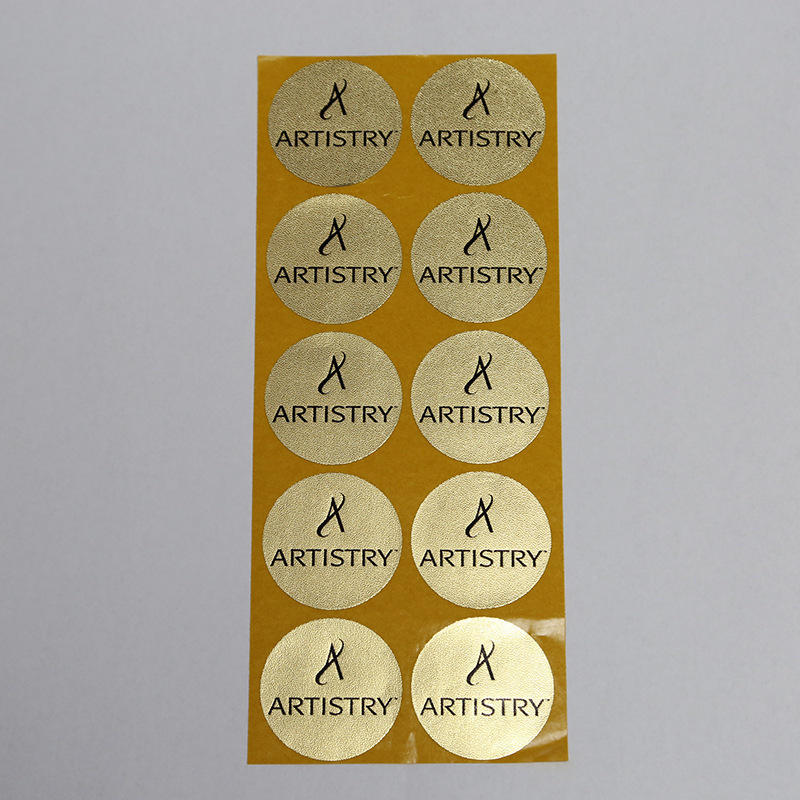 pet不干胶标签贴纸厂家直销烫金银订制标签贴纸印刷不干胶定制