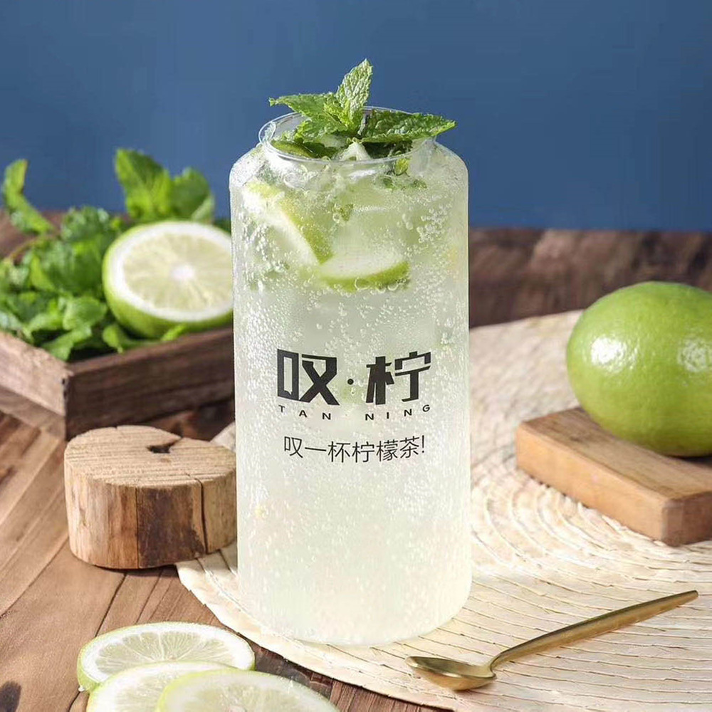 手打柠檬茶饮料瓶 一次性pet塑料易拉罐果汁瓶奶茶杯易拉罐柠檬茶