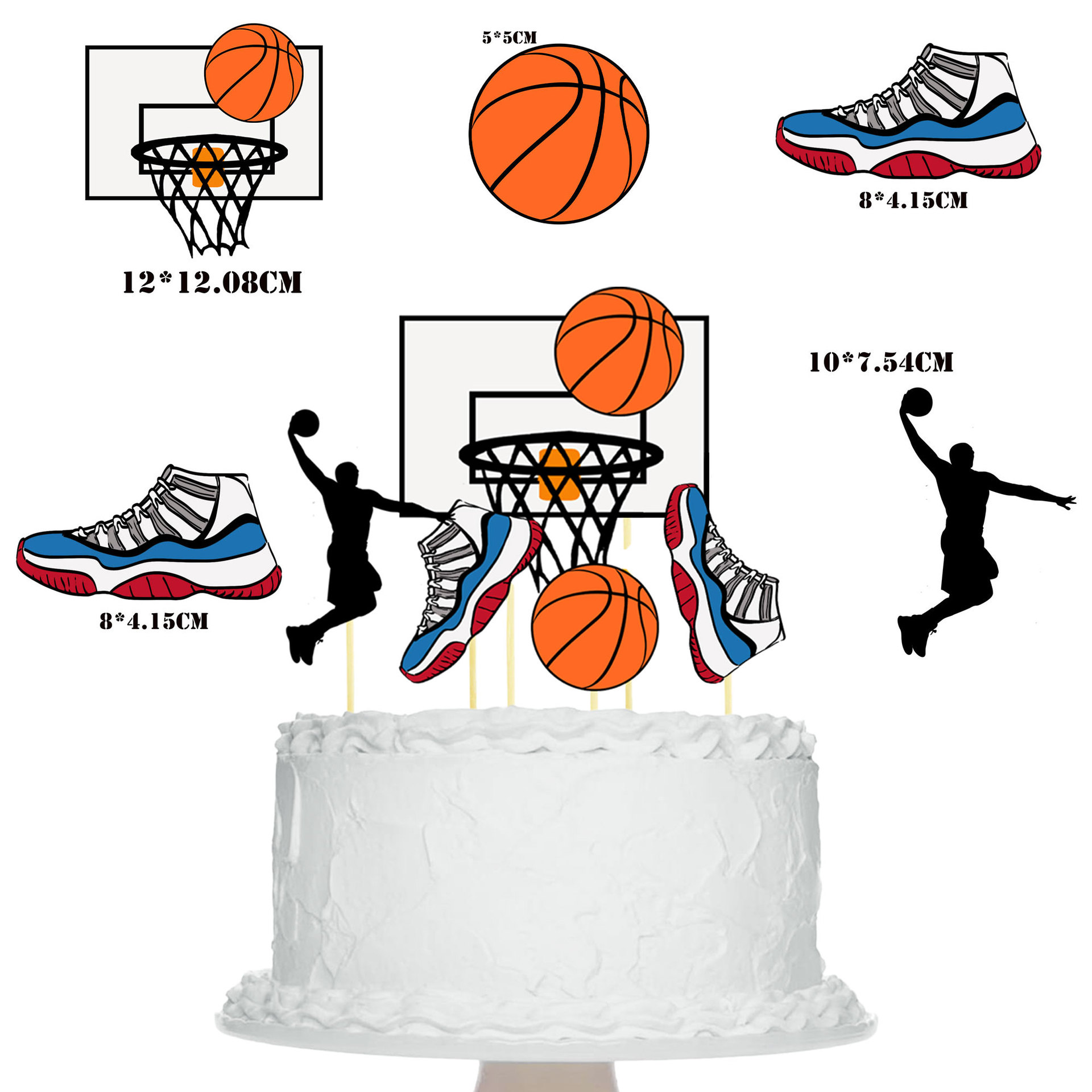 Original Basketball Theme Party Decoration NBA Basketball Birthday Balloon Commemorative Lakers Kobe 24 Party Layout