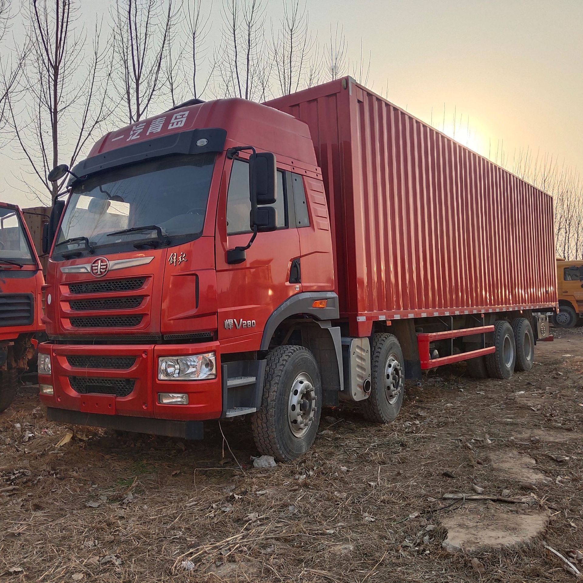 6米集装箱大货车 九米六高栏车 车况原版 可分期-阿里巴巴