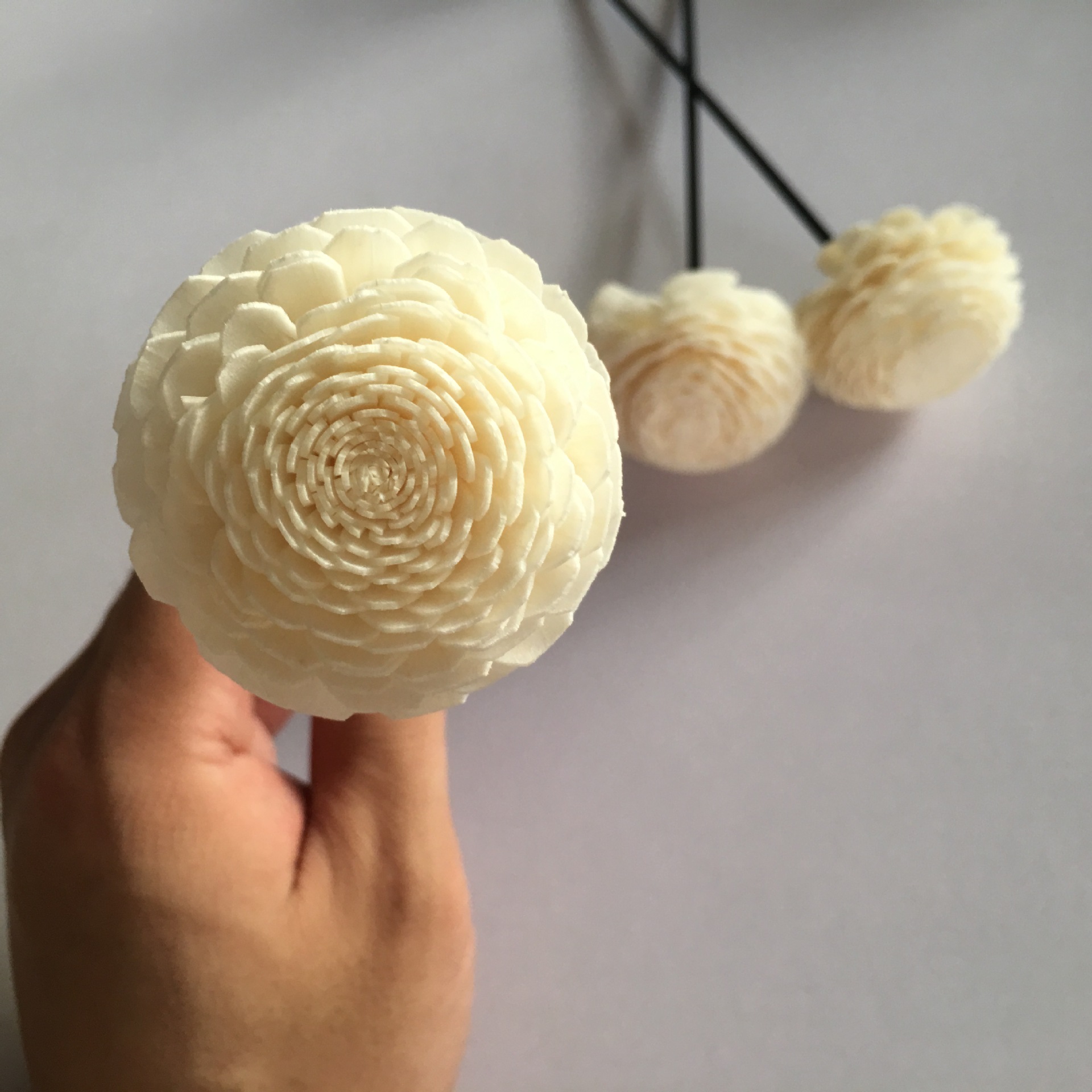 无火香薰干花厂家直销通草花香薰配件diy香薰藤条花永生花仿真花