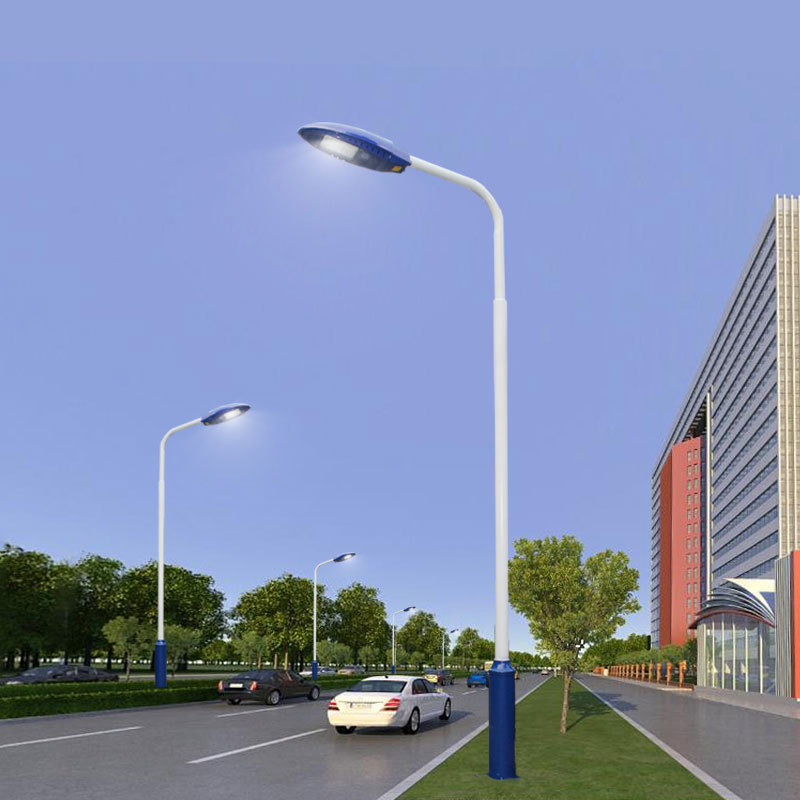 新农村道路灯5 6米户外led200w太阳能路灯头小区市政工程单臂路灯