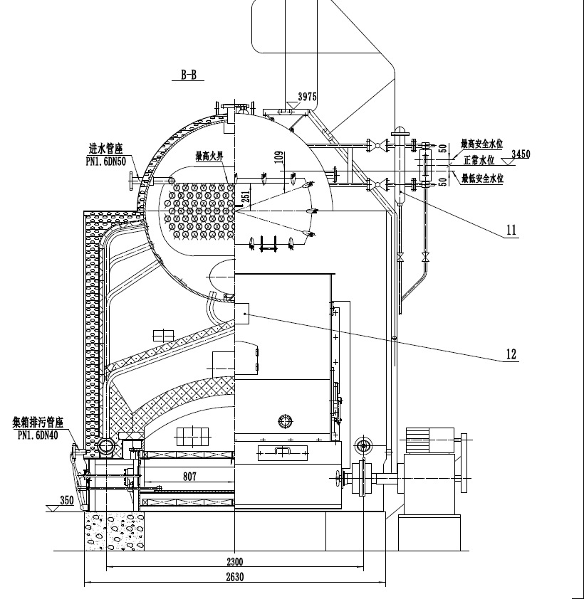 dzh2125手烧生物质蒸汽锅炉2吨蒸汽锅炉加工定制