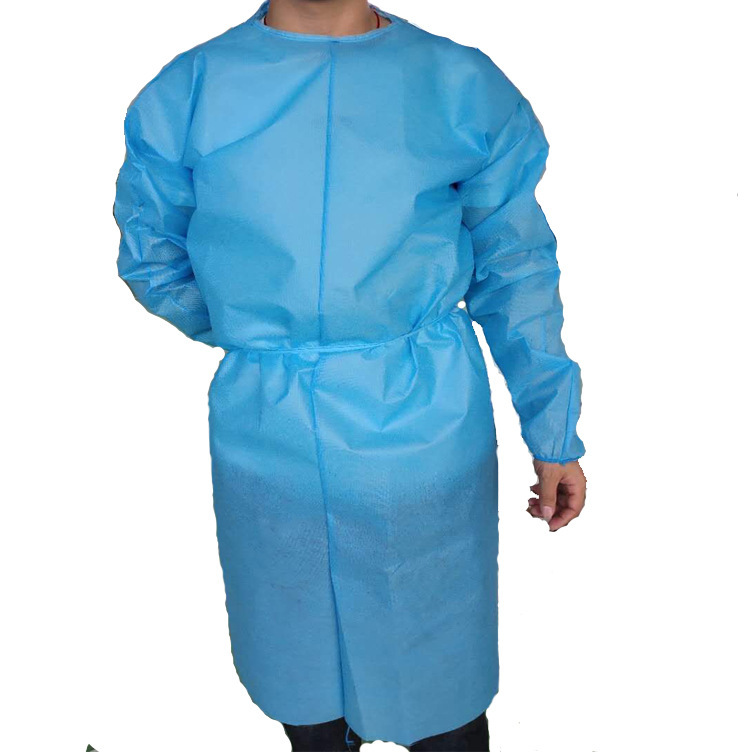 工厂直营 一次性防护服 防尘 手术服 双s 无纺布隔离衣