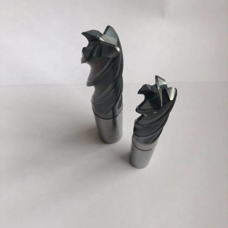 厂家直供,钛合金涂层四刃r角铣刀,圆鼻硬质合金成型刀 非标制作