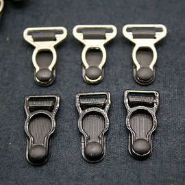 厂家直销 袜扣 泳衣合金扣 内衣调节扣尼龙硅胶扣包胶扣10mm