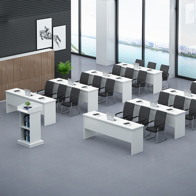 会议桌条培训桌条学校机构办公桌椅组合辅导班双人课桌长条