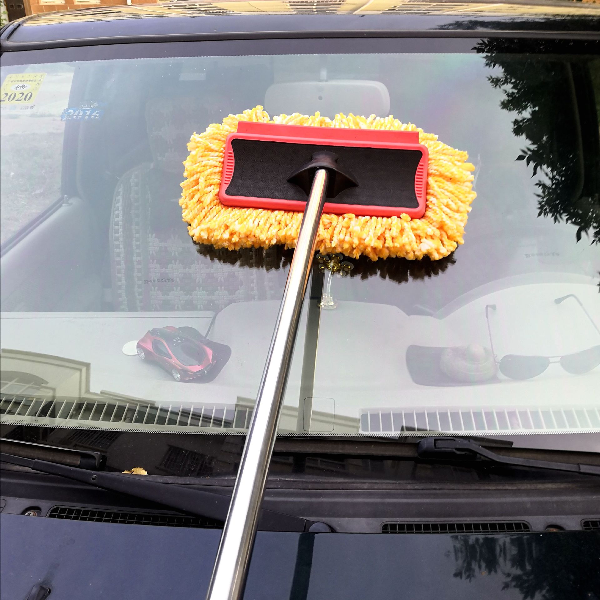 加长杆洗车拖把加大洗车刷头汽车清洁工具一件代发擦车刷软毛刷