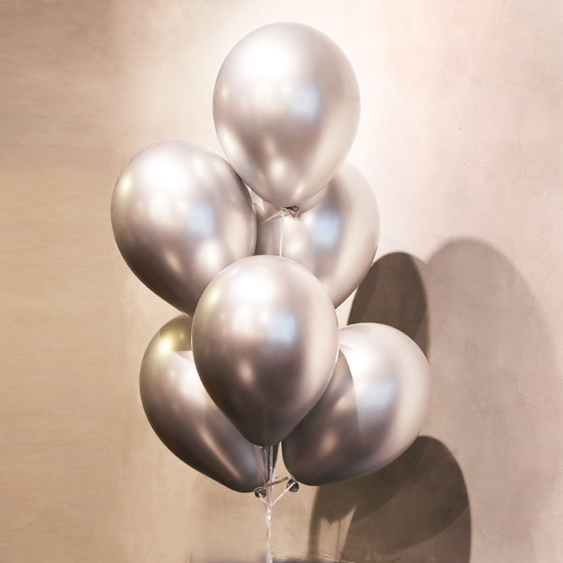 Thickened 2.8G 50 Pcs Metallic Balloon Wedding Room Wedding Scene Layout Birthday Party Decoration Supplies