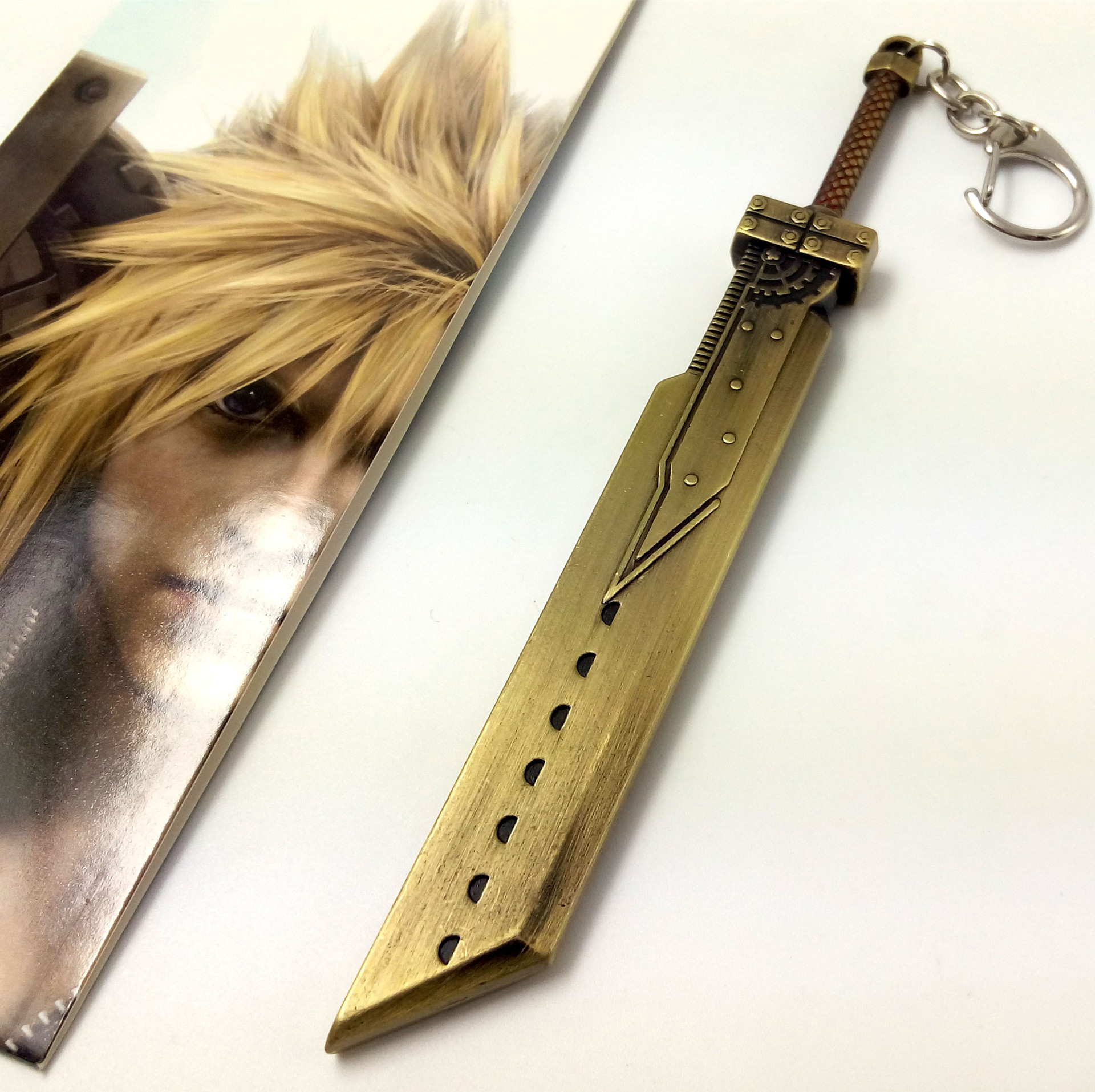 最终幻想周边 克劳德大刀 挂件 摆饰 未开刃 动漫武器模型