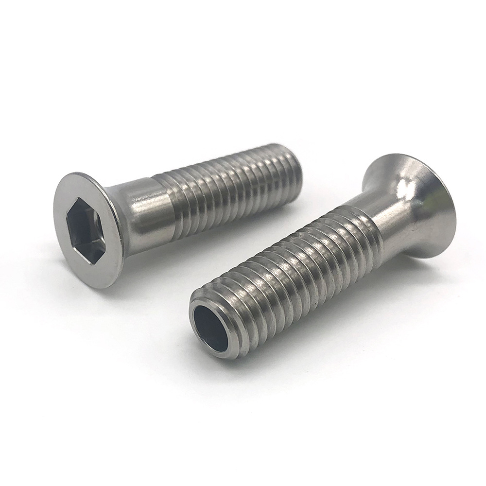 不锈钢内六角螺丝m6沉头空心螺钉定制非标空心螺丝钉 铆钉