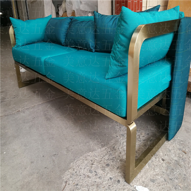 不锈钢镜面沙发