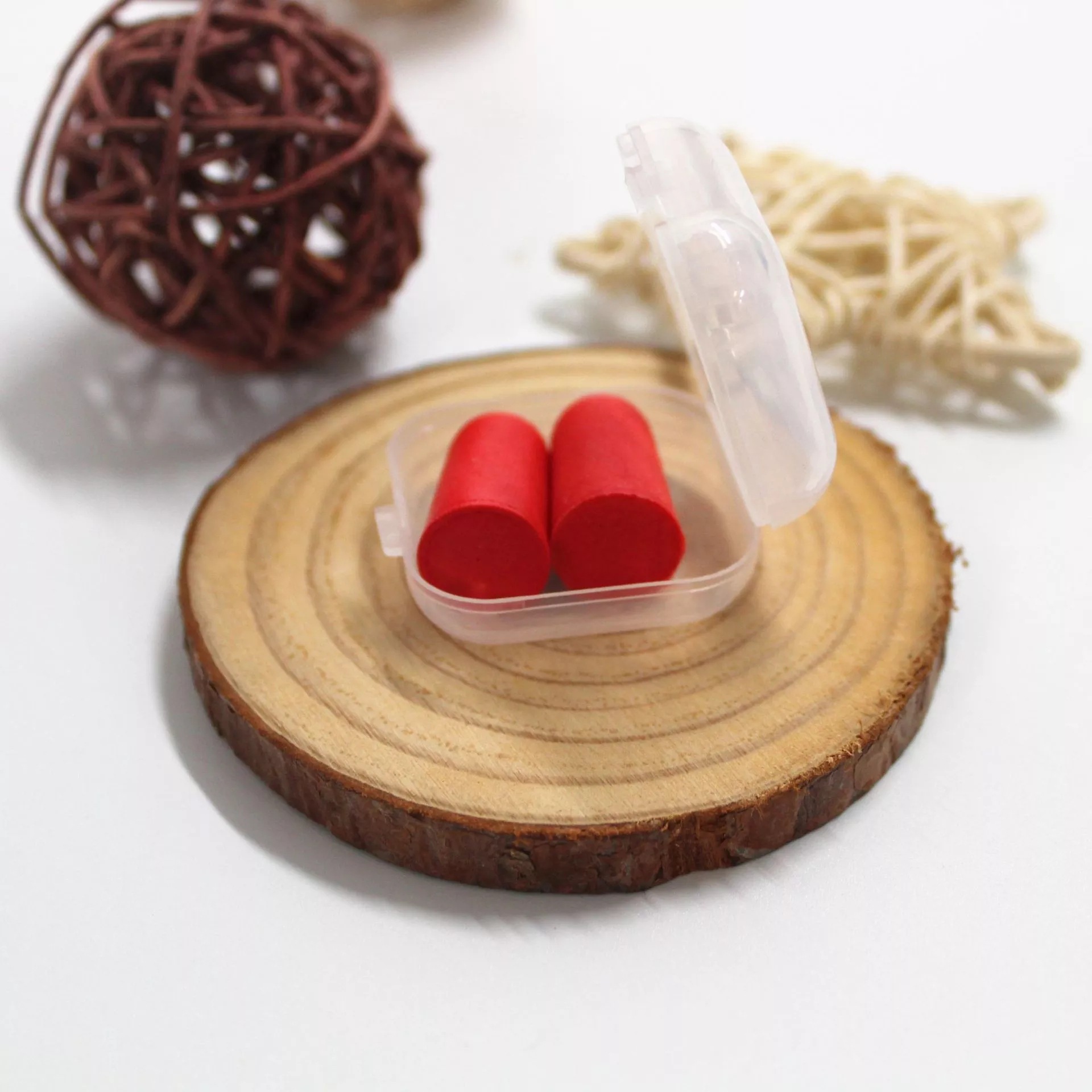 盒装耳塞工业隔音学习降噪耳塞pu慢回弹海绵降噪耳塞