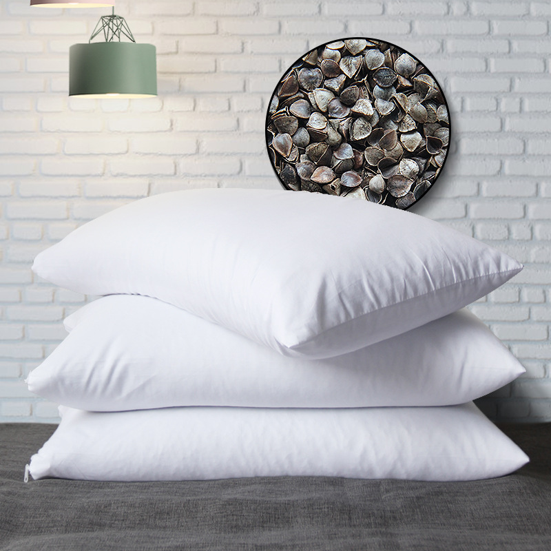 苦荞麦壳枕头成人全荞麦壳枕芯学生宿舍大人家用纯棉单人护颈椎枕