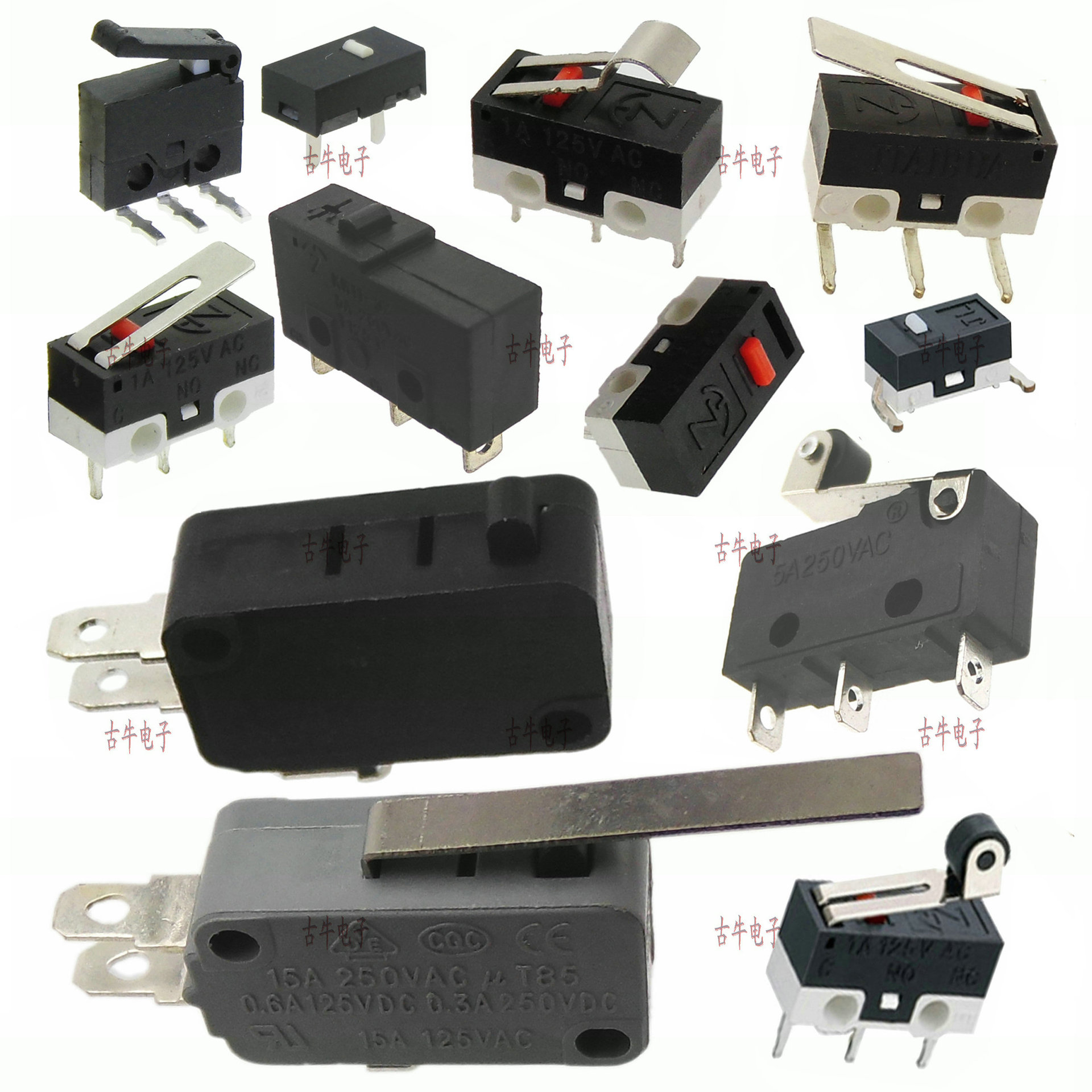 大中小型微动开关微型微动开关触点灵活耐用承受电流稳定new