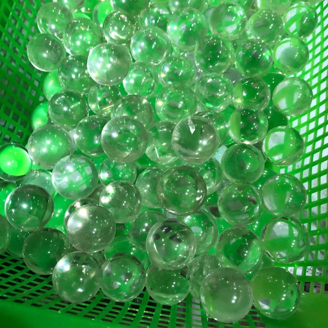 喜马拉雅白水晶球能量球旺运 家居装饰风水七星阵球摆件2-3cm左右