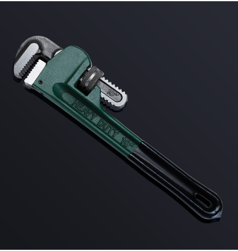 厂家供应管钳 碳钢管子钳 双色手柄水管钳 钳子 猴钳子