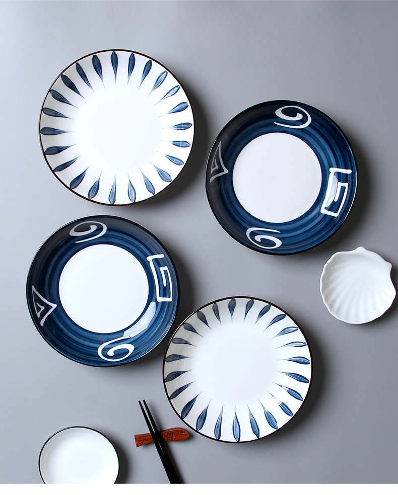 特色美食拍照盘子创意ins餐具ins款韩式