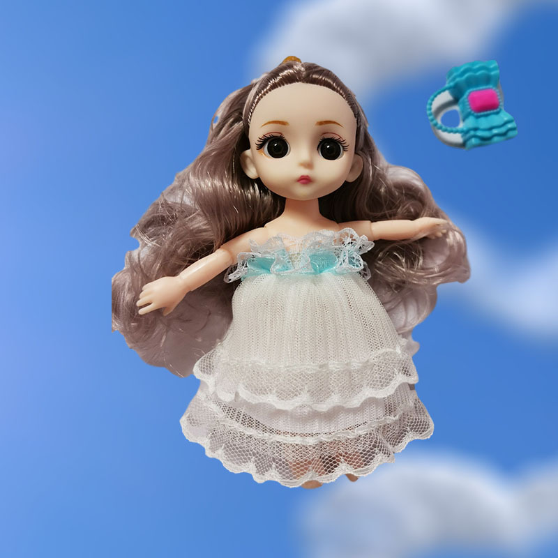 叮小马16厘米公主娃娃13关节6寸摆地摊过家家女孩高档玩具