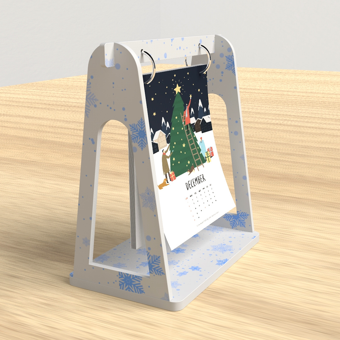 新款pvc台历架 发泡板厂家展架厂家  雪弗板陈列架亚克力台历批量