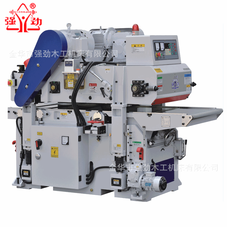 强劲双面刨金华强劲双面刨床自动定厚螺旋刀轴双面刨-阿里巴巴