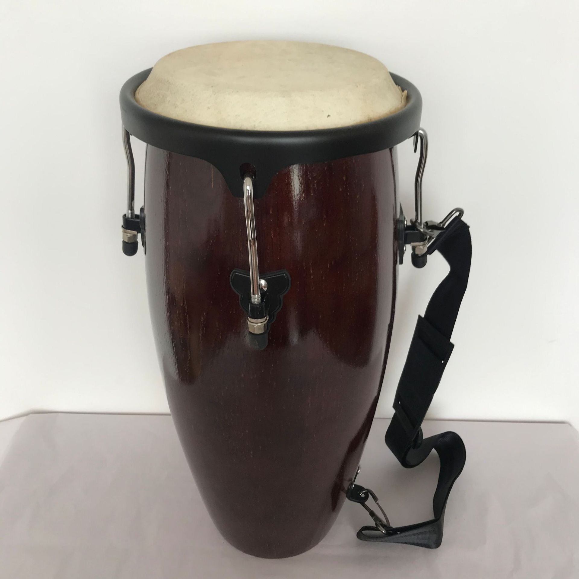 奥尔夫康佳鼓conga 拉丁鼓水牛皮手鼓10寸11寸12寸13寸组合带支架