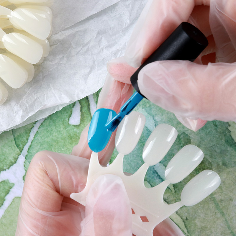 皇冠色卡展示板对比色甲片美甲店专用甲油胶打板工具可拆卸日式款