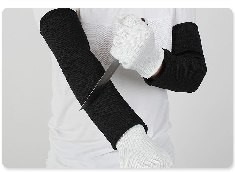 防割护臂钢丝建筑防护用品玻璃护腕 户外肘部防刀刮砍护具5级防割