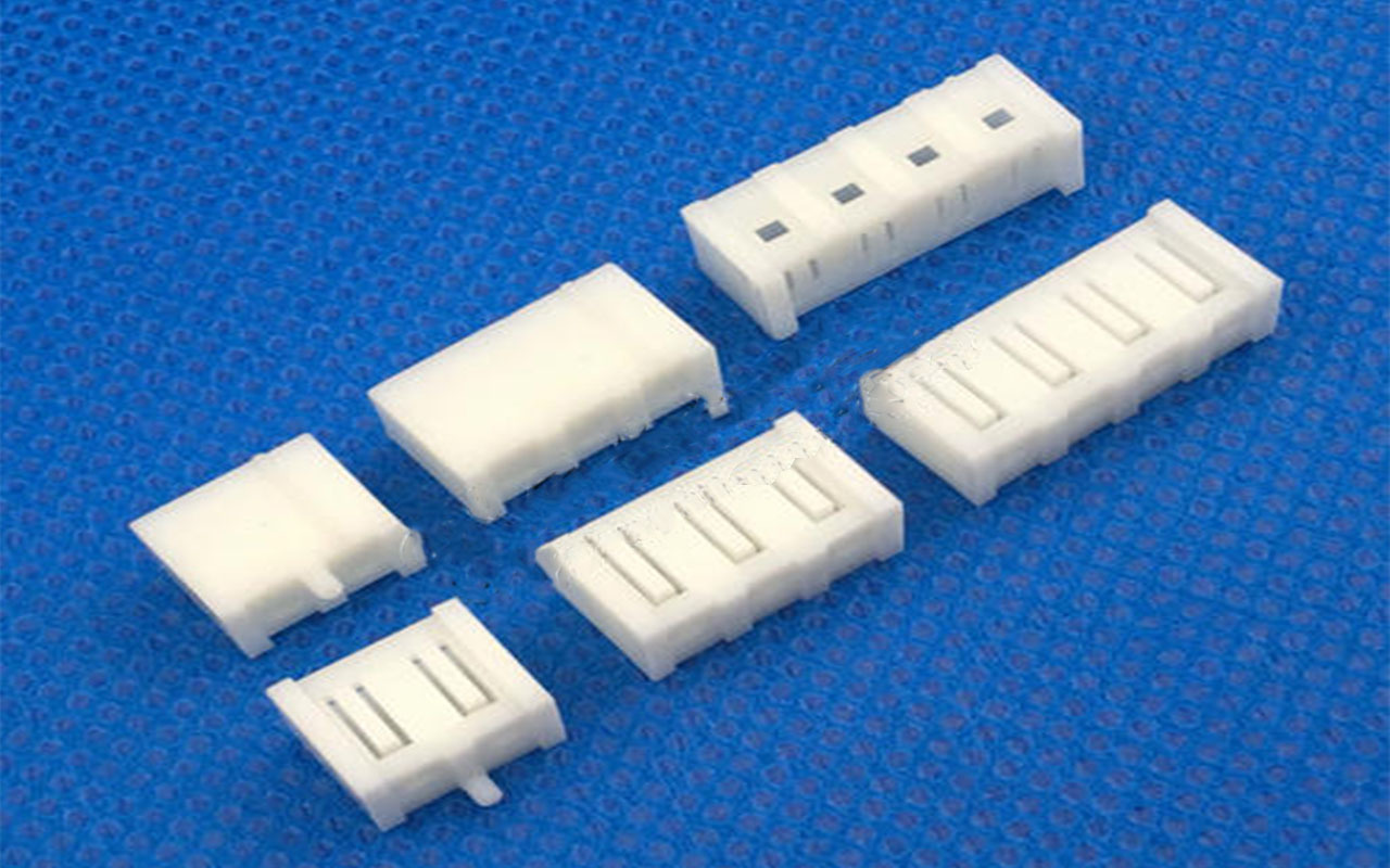 396mm间距接线端子压接线束2psdn3psdn等效白色塑壳连接器