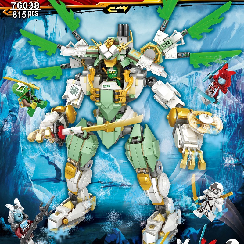 忍者乐多76038泰坦机甲兼容乐高拼插积木(装箱20盒)