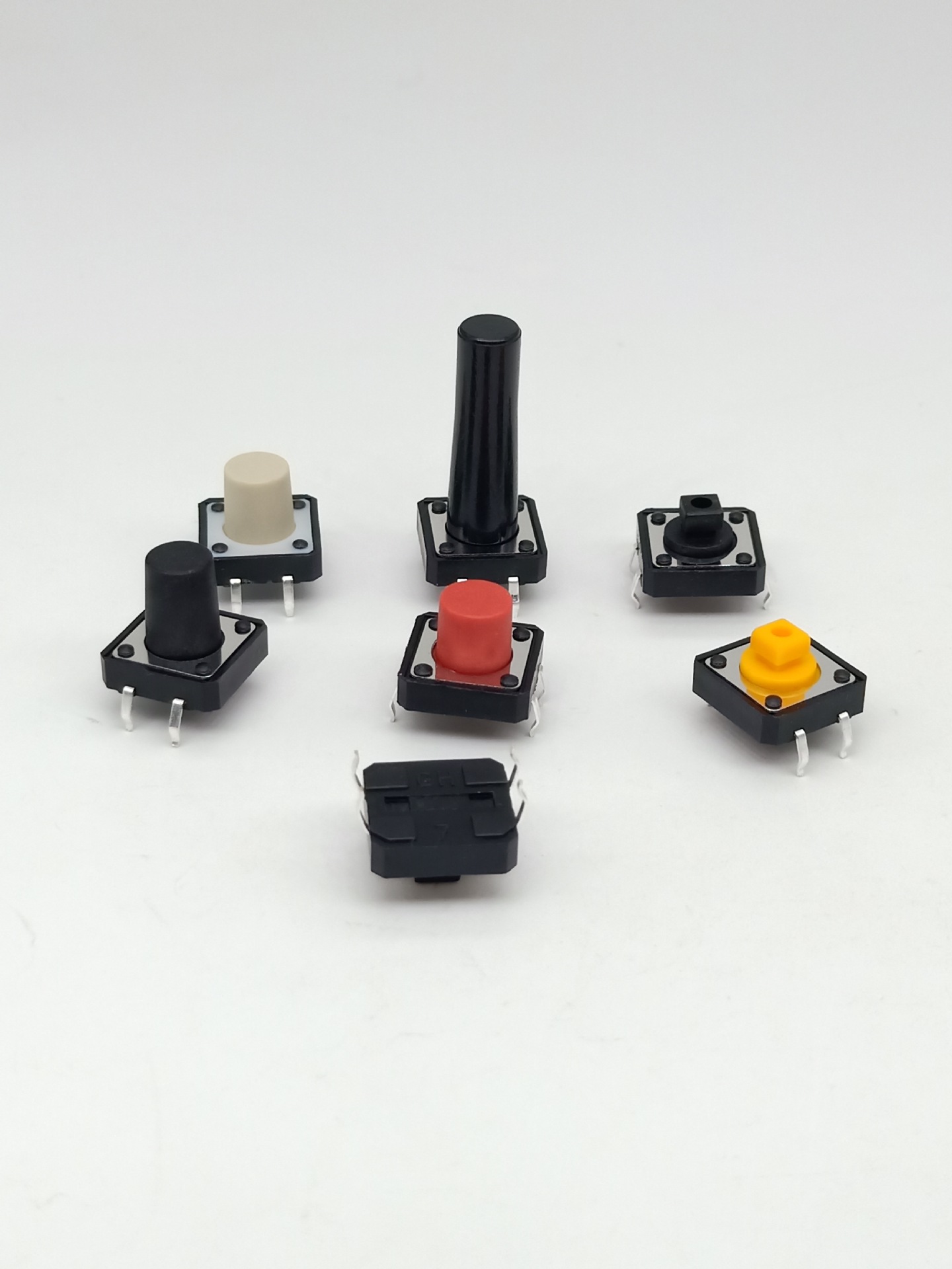 厂家直销 高质量四脚插脚轻触开关 12x12 贴片轻触开关 按键开关