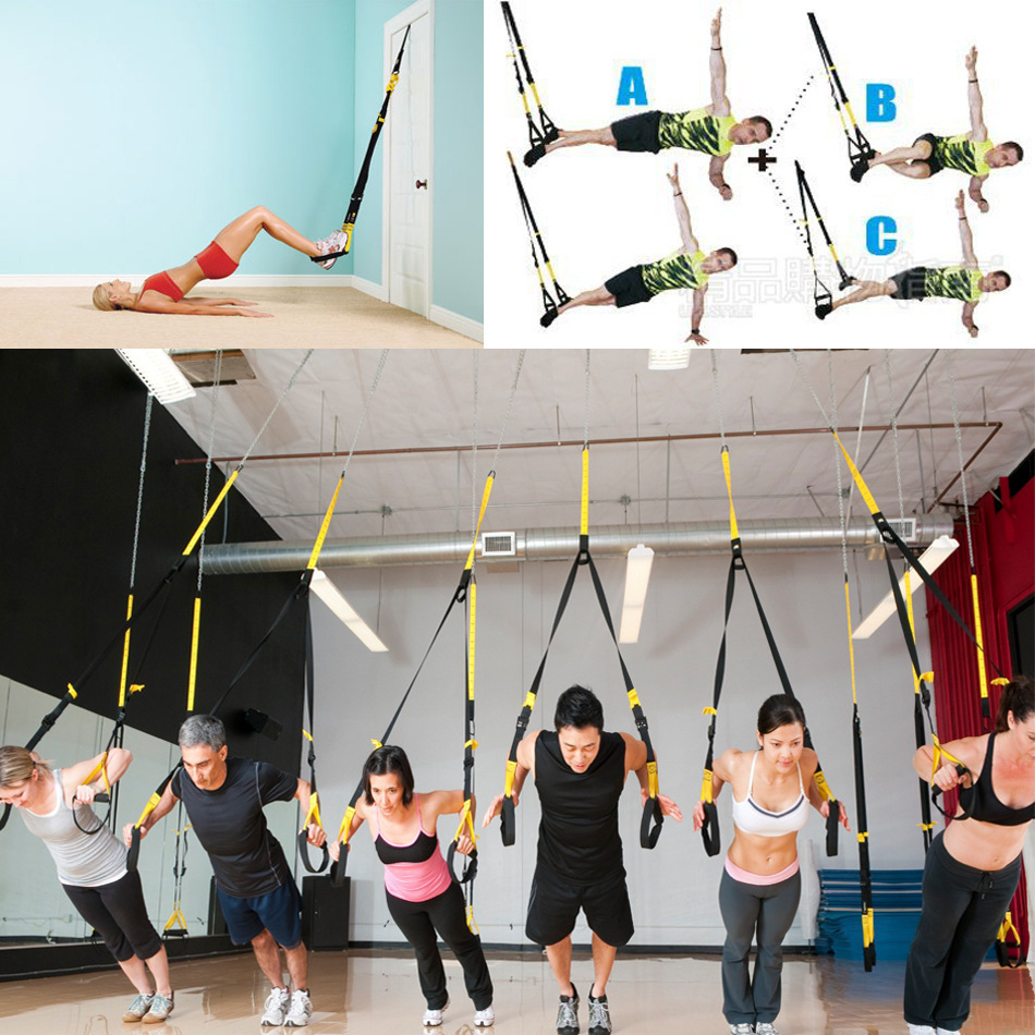 悬挂拉力带悬挂式训练带拉力器拉力绳瑜伽健身器材悬吊阻力带